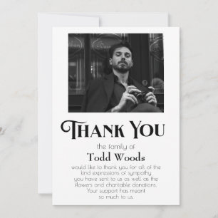 Simples Cartões de agradecimentos de Simpatia de F