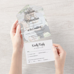 Simples casamento de fotos transparente com script