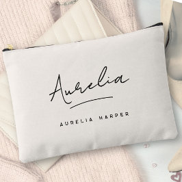 Simples Chic de Script Minimalista Moderno Monogra