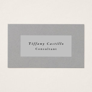 Simples Cinza Moderna Minimalista Elegante