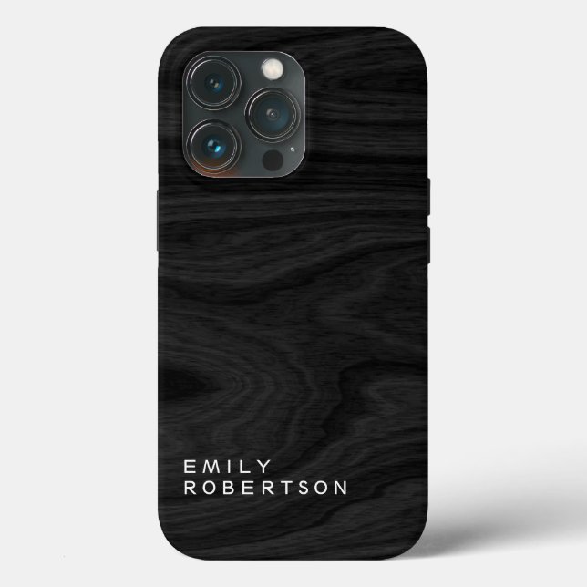 Simples Cinza Simples Tendência Moderna Minimalist (Verso)