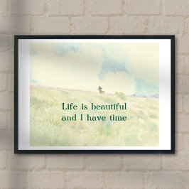 Simples citações de motivação de vida poster