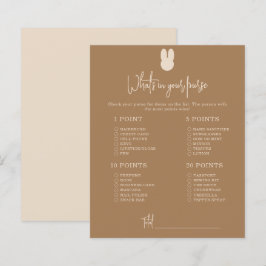 Simples coelho O que tem no seu chá de fraldas