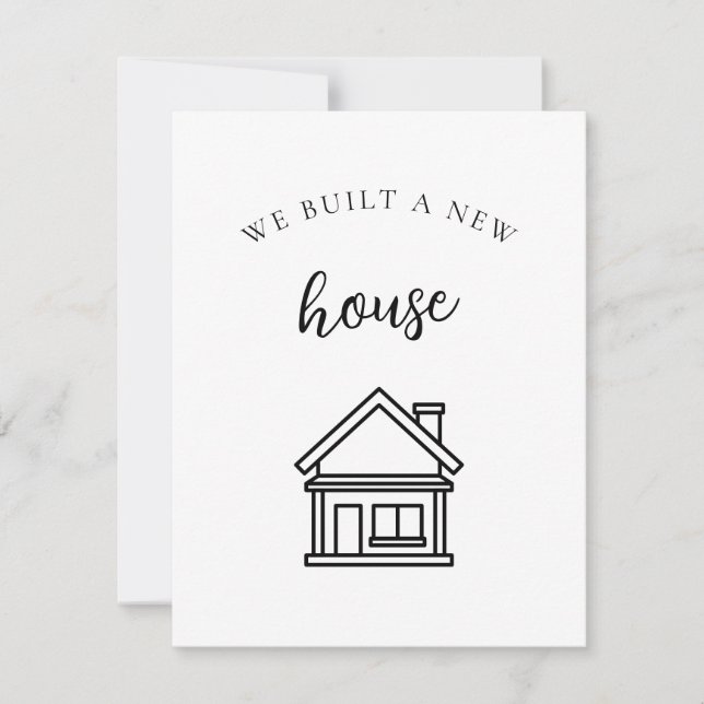 Simples Construímos Uma Nova Casa Que Mudamos O An (Frente)