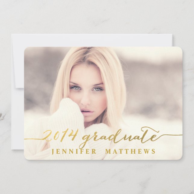 Simples| Convite à Festa de formatura (Frente)