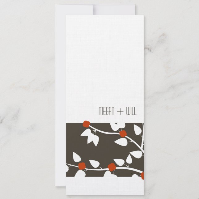 Simples convite elegante (Frente)