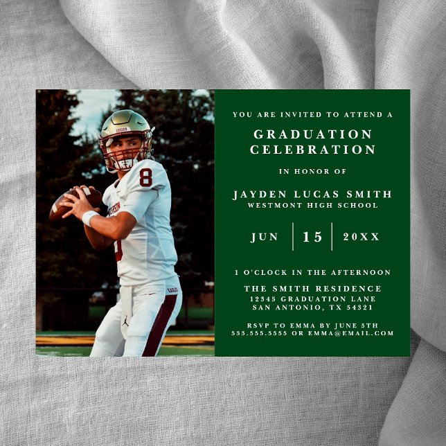 SIMPLES CONVITE FORMAL DE GRADUAÇÃO DE FOTOS CLÁSS (Criador carregado)