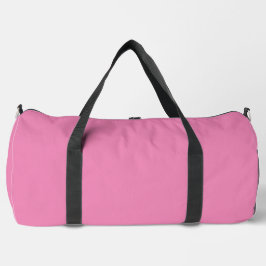Simples cor-de-rosa Grande Saco de Duffel Impresso