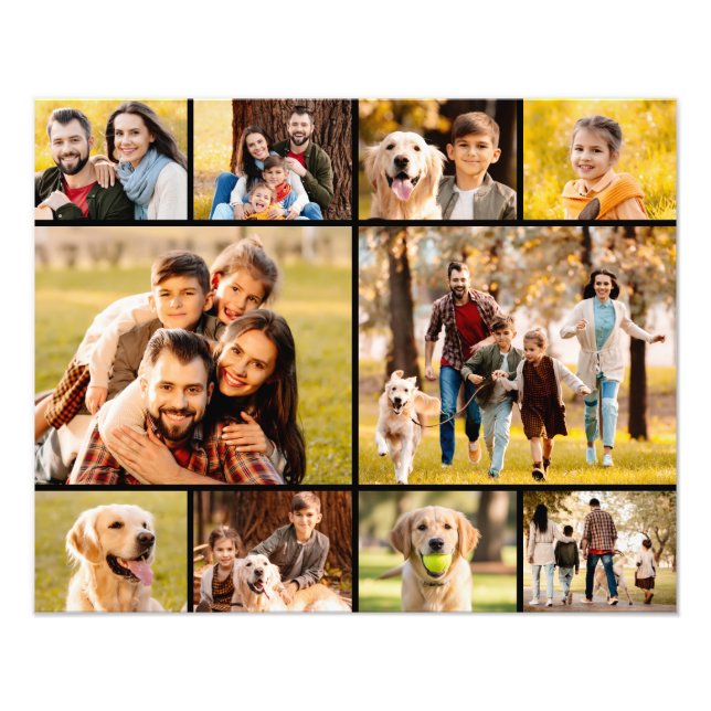 Simples de Colagem de Fotos 10 Única (Frente)