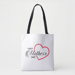 Simples Dia de as mães Feliz Tote Bag