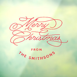 Simples e elegante Feliz Natal Personalizado