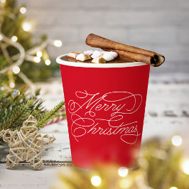 Simples e Mínimo Natal Vermelho Branco e Feliz