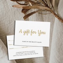 Simples Elegante Branco Falso Ouro Beleza 