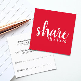 Simples Elegante Cartão de Referência de Beleza Br