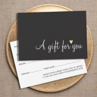 Simples Elegante Cinza Escura Dourada Beleza Cardí