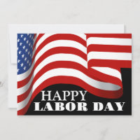Simples Elegante Feliz Dia do Trabalho com bandeir