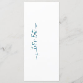 Simples Elegante Preto Moderno Menu Nuptura Flat