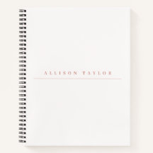 Simples Elegante Rosa Claro Nome Personalizado Br