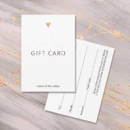 Simples Elegante White Faux Dourado Beauty