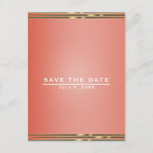 Simples Elegantes Cartões de Save the Date para Ca