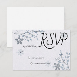 Simples Elegantes Clássicos RSVP de Casamento Mode