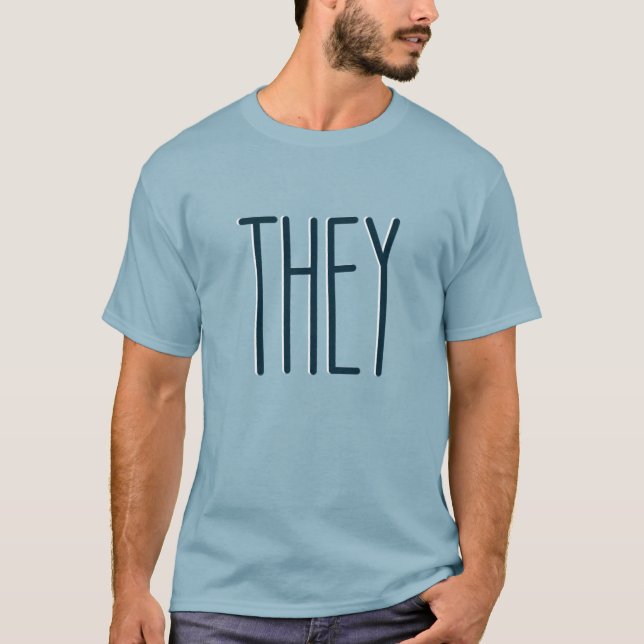 Simples ELES t-shirt unisex (Frente)