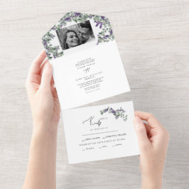 Simples Eucalyptus e Lavanda Dois Casamento Fotogr