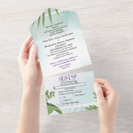 Simples Floral Botânico Rústico Casamento 