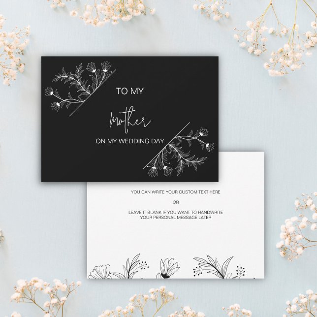 Simples Floral para minha mãe no meu cartão de dia (Criador carregado)