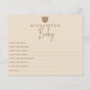 Simples jogo de Chá de fraldas de urso moderno min