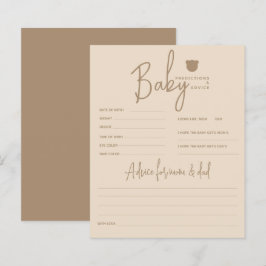 Simples jogo de Chá de fraldas de urso moderno min