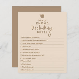 Simples jogo de Chá de fraldas de urso moderno min