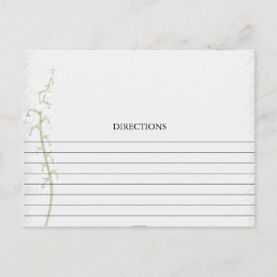 Simples Lily das Cartões de Receita do Vale