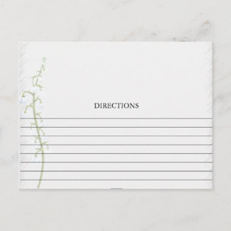 Simples Lily das Cartões de Receita do Vale