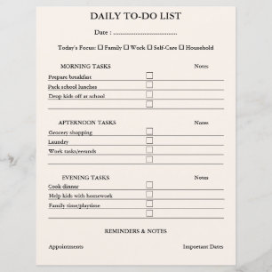 Simples Limpar Planejador de Lista de Tarefas Míni