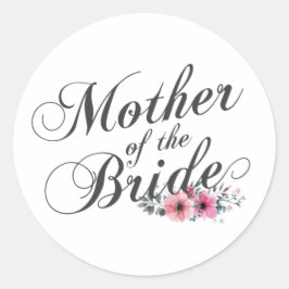 Simples Mãe da Noiva Casamento | Adesivo