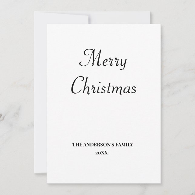 simples minimal adicione seu texto natal personali (Frente)