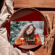 Simples Minimalista Uma Foto Graduação Obrigado