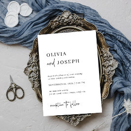 Simples Moderno e Minimalista | Casamento