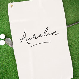 Simples Monograma Script Moderno Nome da Rapariga 