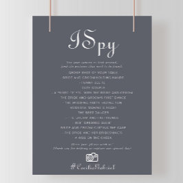Simples Noite Boho I Spy Weding Game