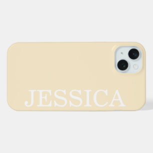 SIMPLES NOME PERSONALIZADO MODERNO CREME COM ESTIL