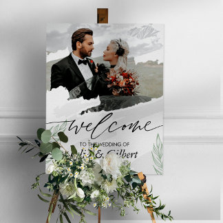 Simples Poster de Bodas-Vindas