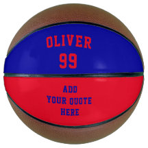 Simples Red and Blue Name Number Cote Basball