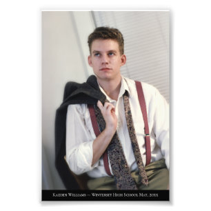 Simples Retrato Legenda 1 Foto Alargamento