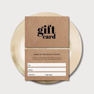 Simples riscas brancas de beleza Kraft impressa