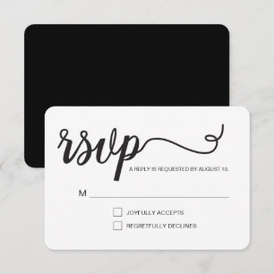 Simples RSVP de script sem assento reservado por c