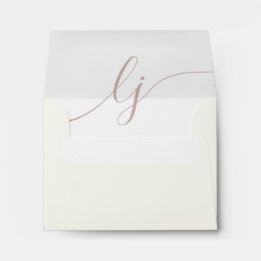 Simples Script Personalizado Stationery Rosa