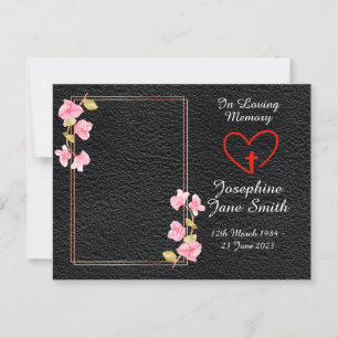 Simples Simples Simpatia Elegante Cartão de Oração