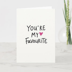 Simples Você É Meu Cartão Favorito